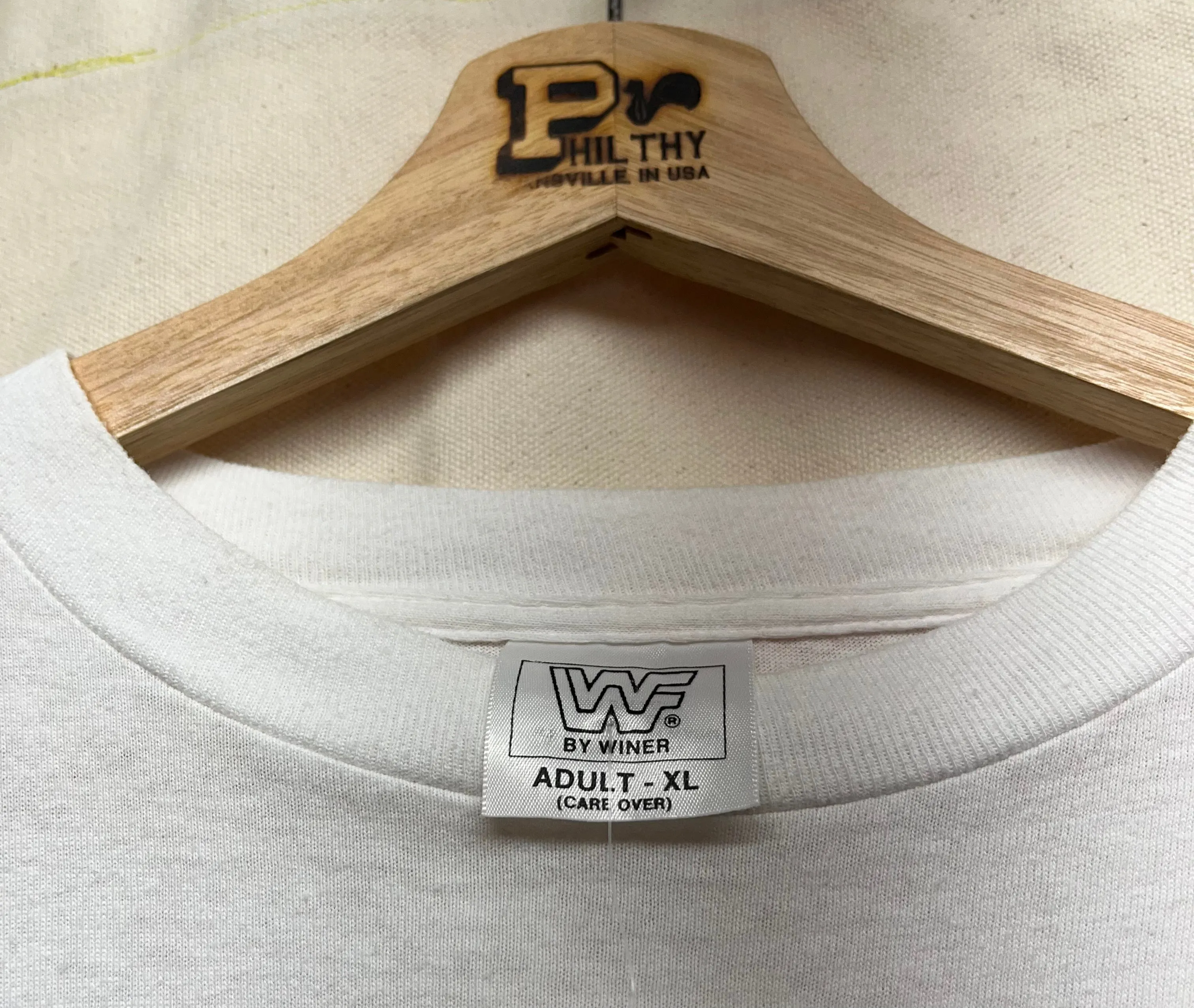 1990 Ultimate Warrior WWF T-Shirt: XL