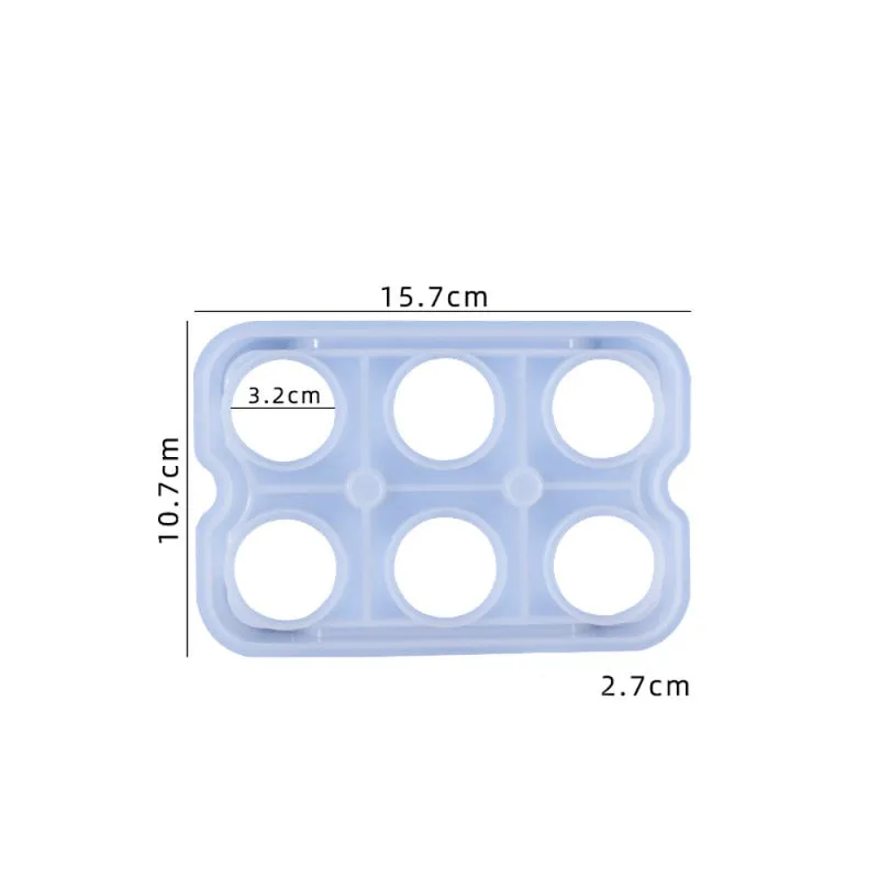 1PC Egg Tray Holder Silicone Resin Mold