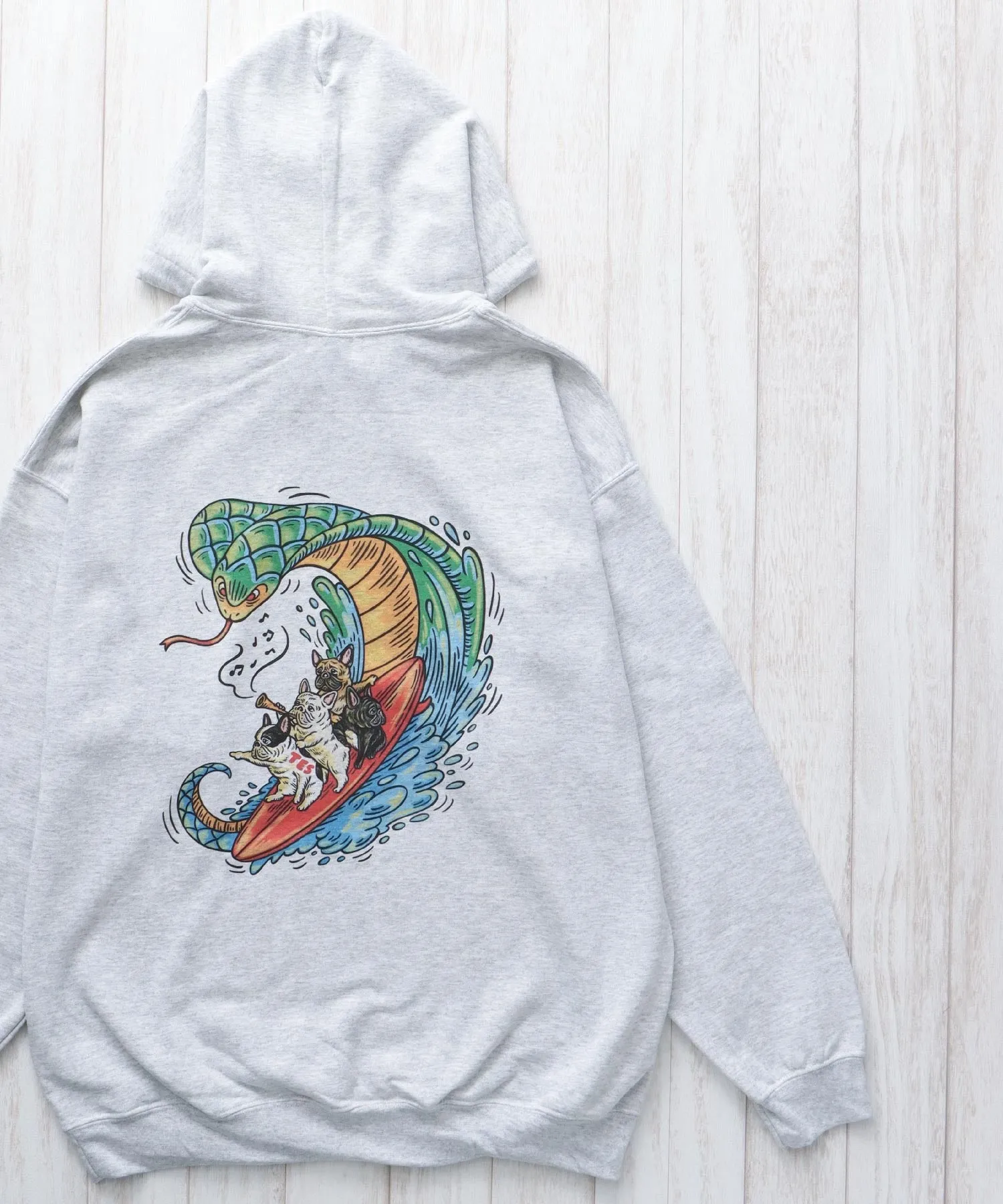 《1月下旬お届け予定》【WEB/FLAG SHOP 限定】TES 2025 NEW YEAR PK & STICKER / パーカー&ステッカーセット