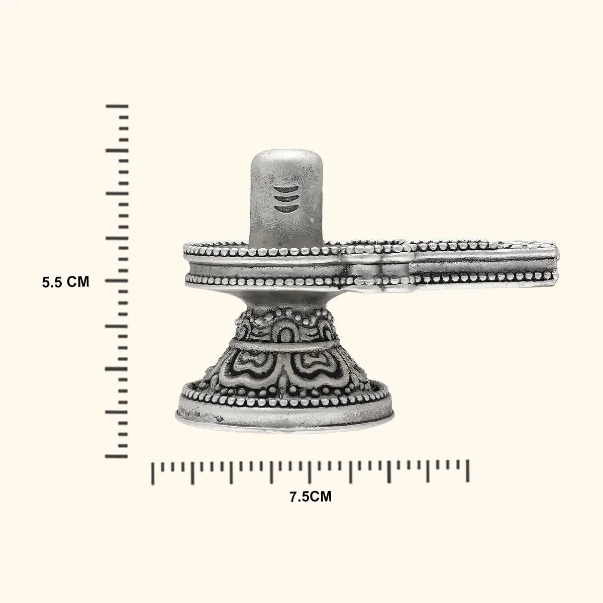 925 Antique Silver Shiv Ling