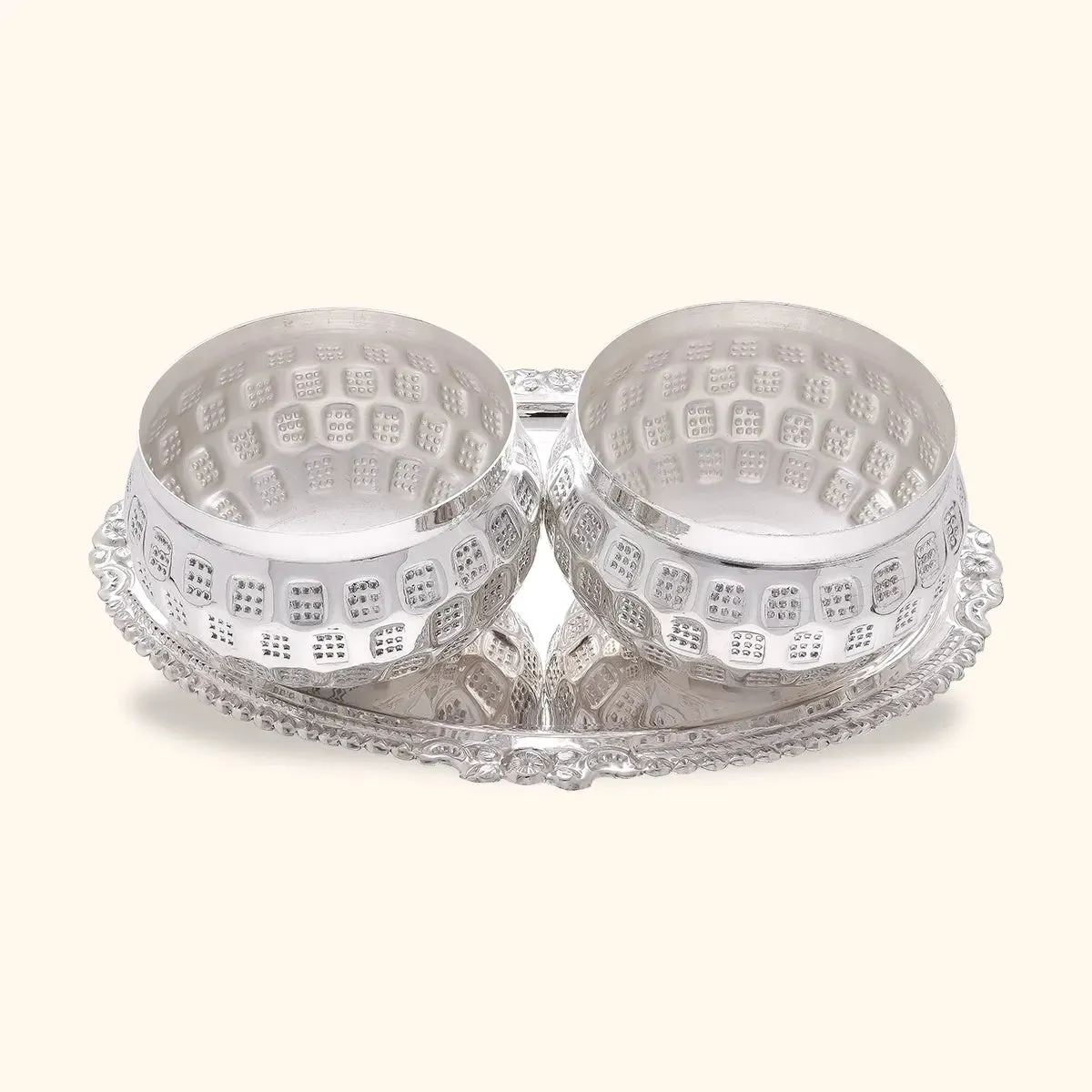 925 Silver Exquisite Bowl and Tray