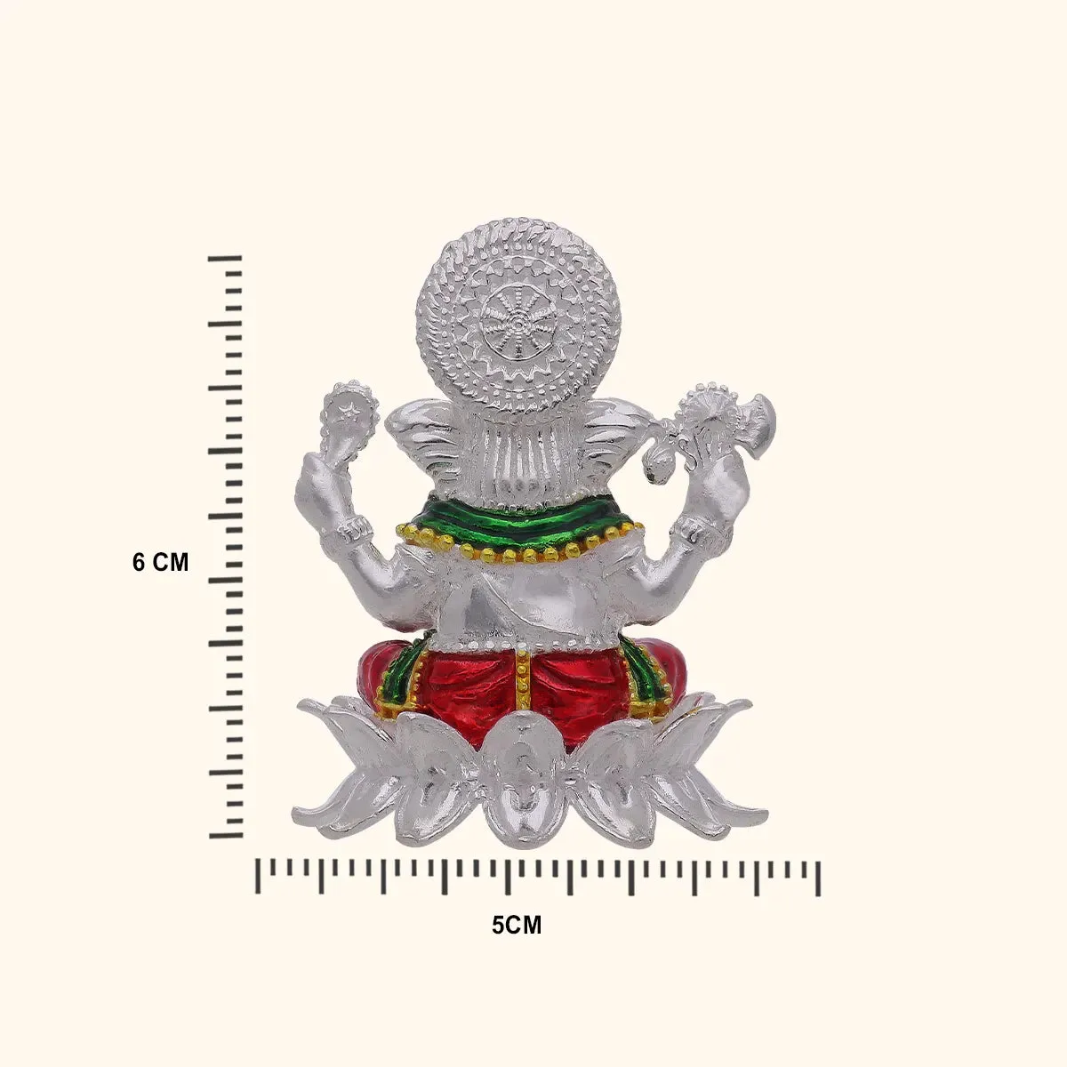 925 Silver Lord Kamal Ganesh Ji Idol