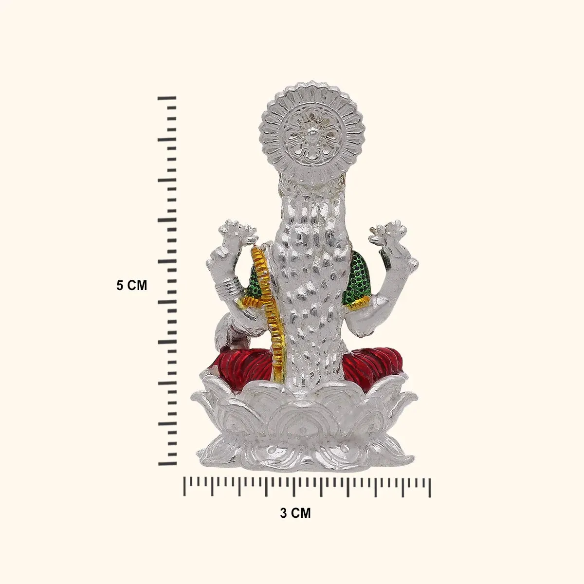 925 Silver Lord Laxmi Ji Idol