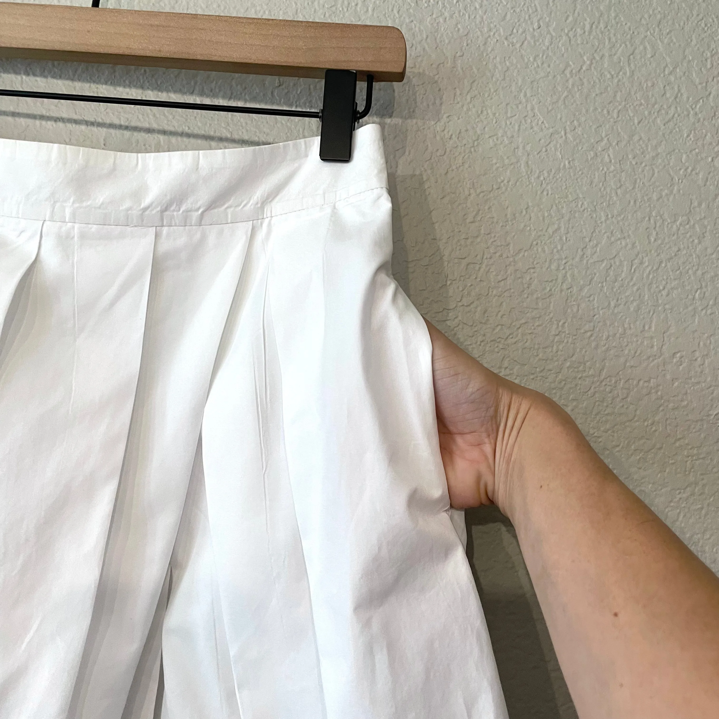 A Line Pleated Skirt