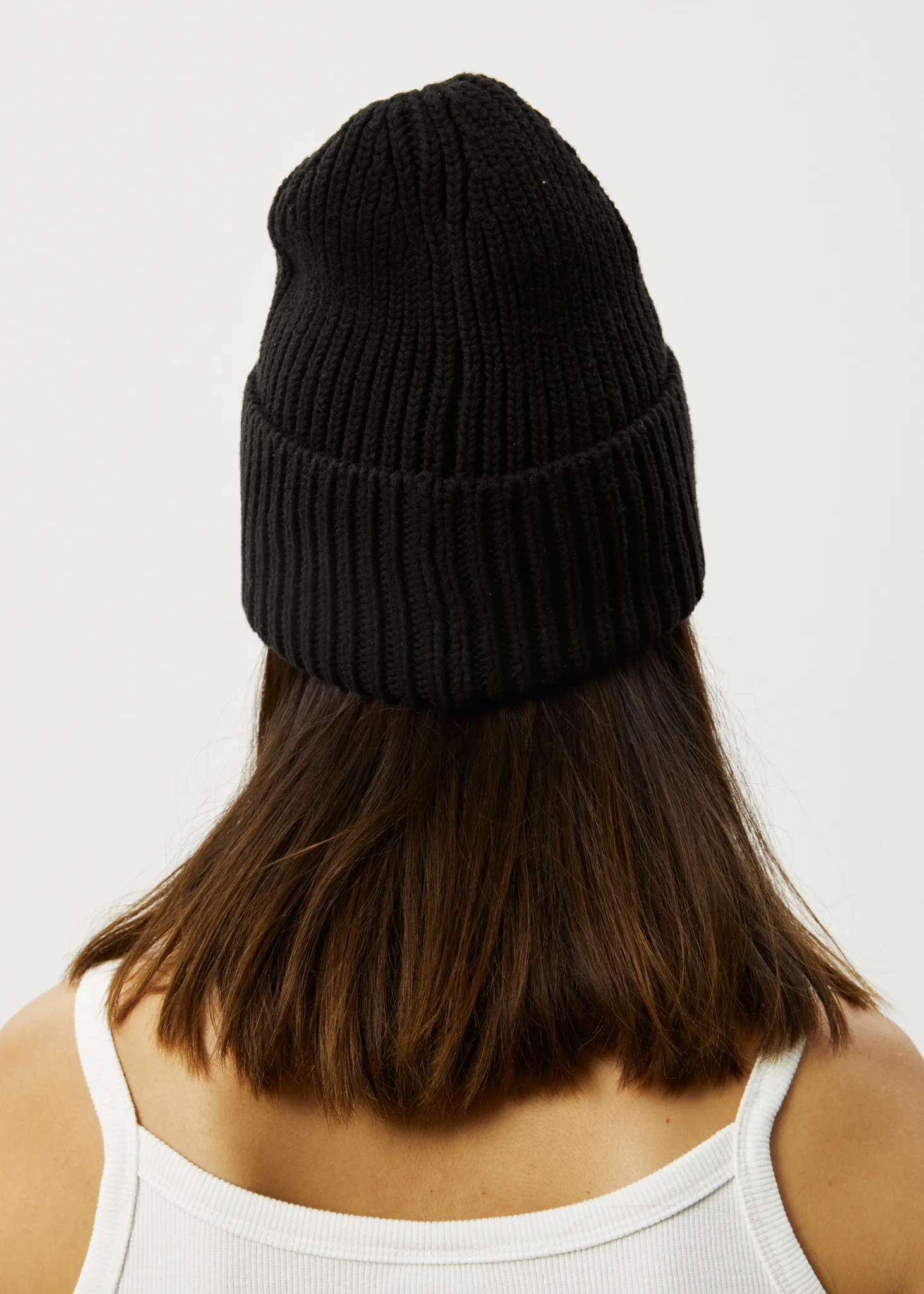 AFENDS Unisex Day Dream - Ribbed Beanie - Black