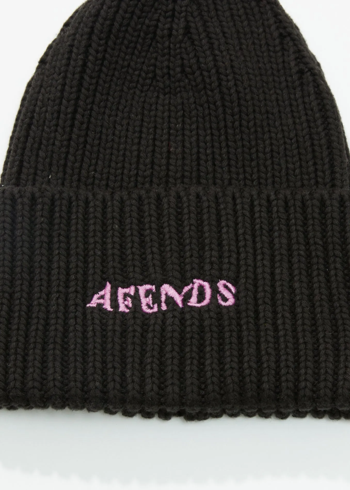 AFENDS Unisex Day Dream - Ribbed Beanie - Black
