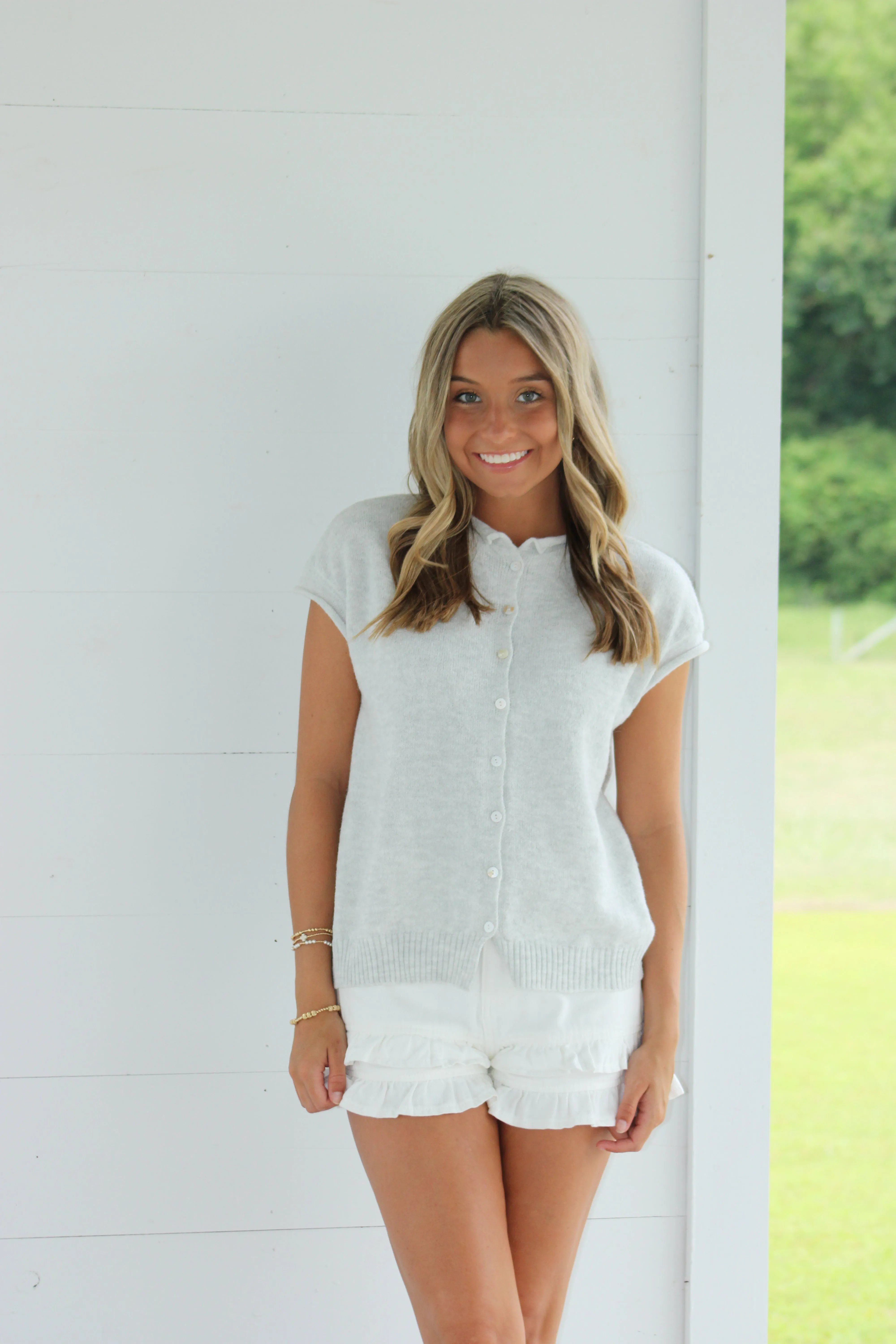 Best Intentions Knit Top - Grey