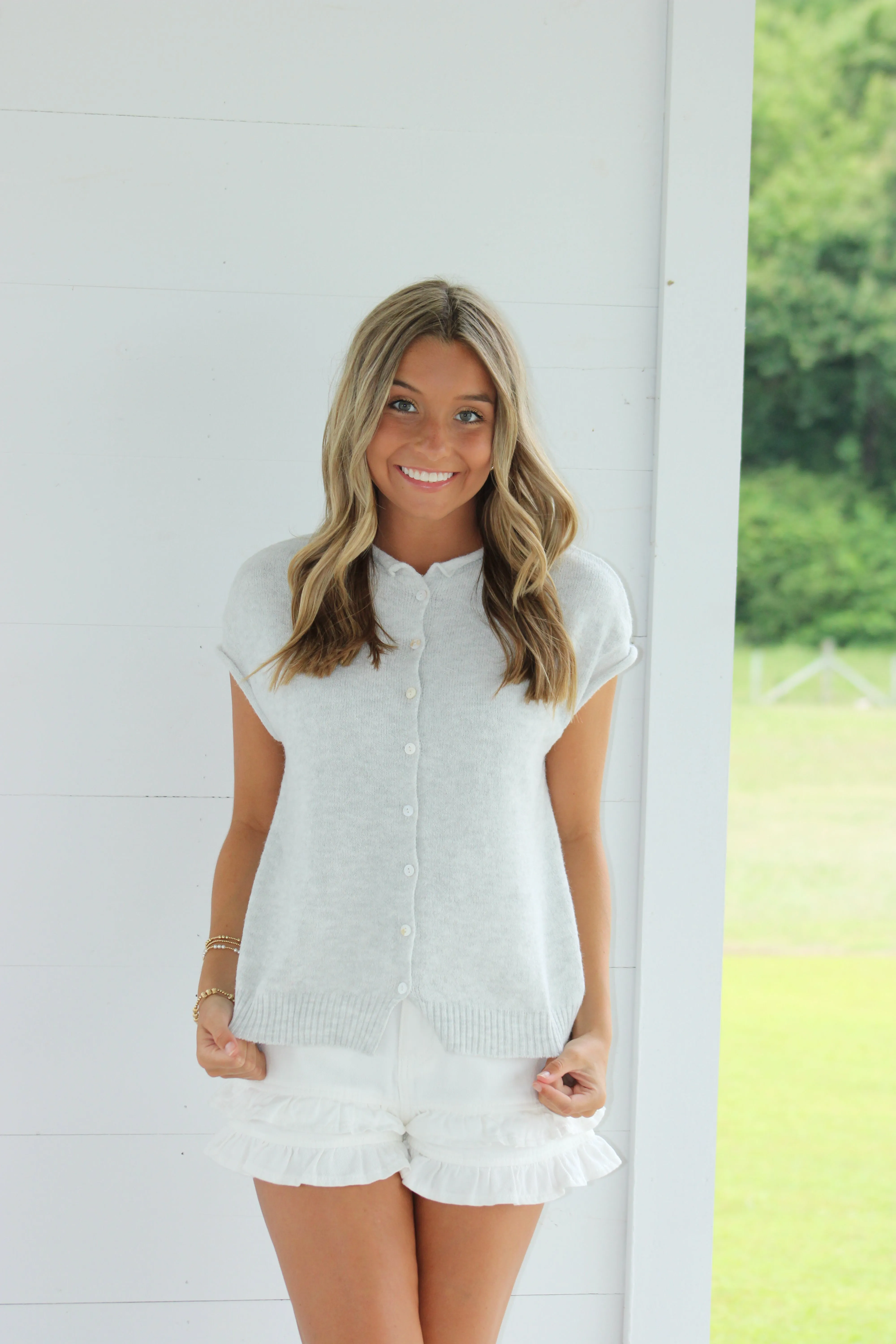Best Intentions Knit Top - Grey