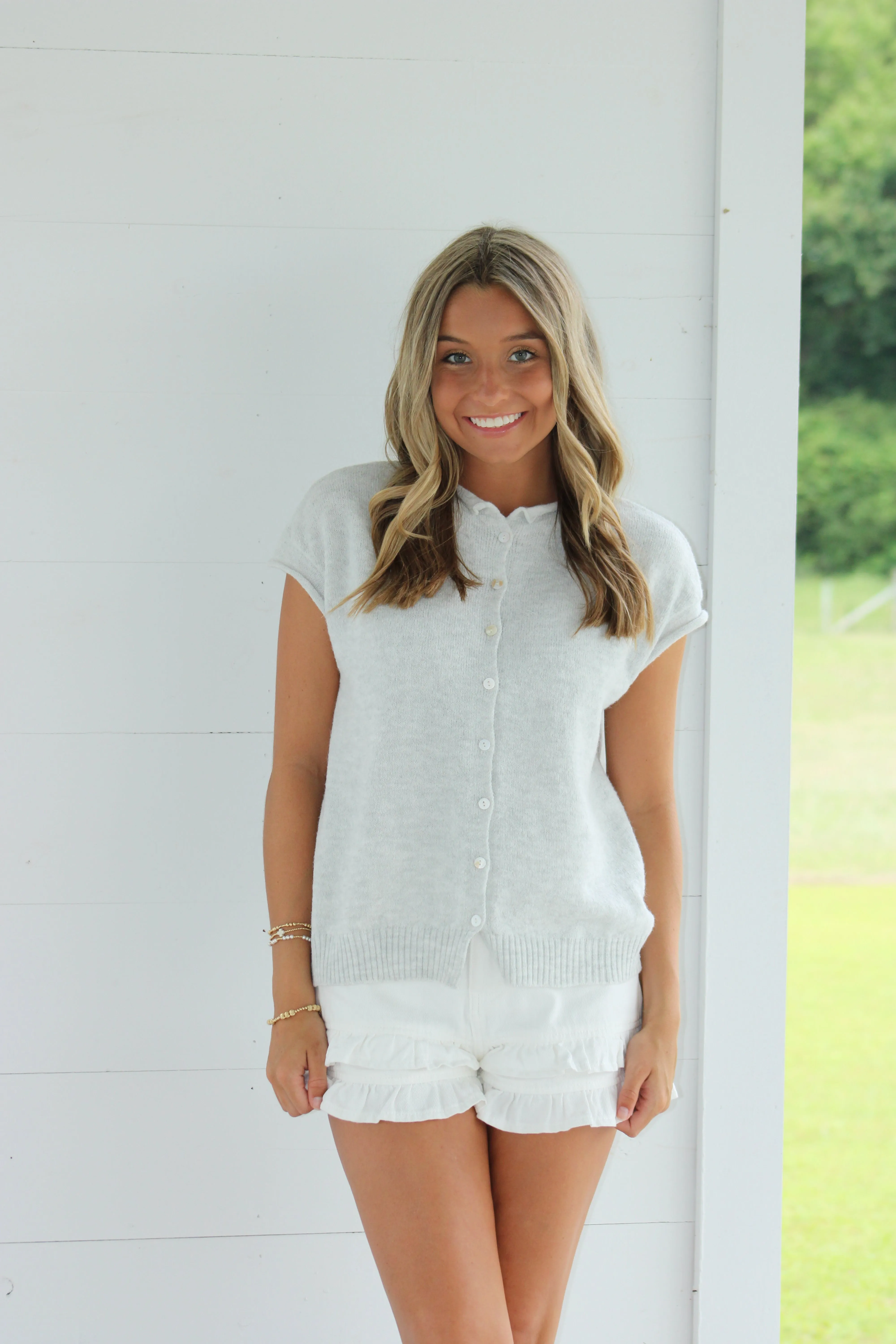 Best Intentions Knit Top - Grey