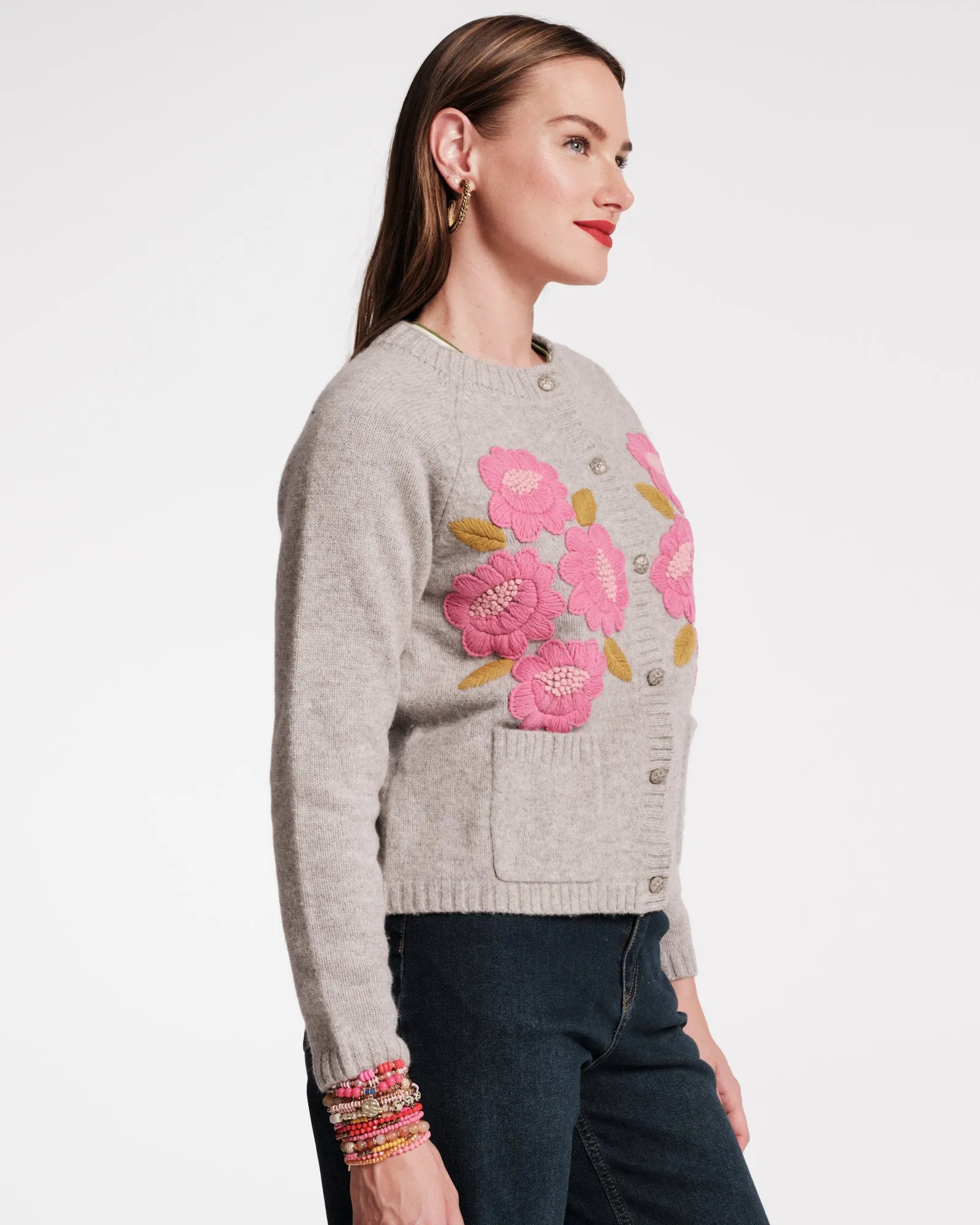 Bouquet Flower Cardigan