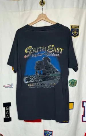 Cleveland Ohio Harley-Davidson Thrashed T-Shirt: L