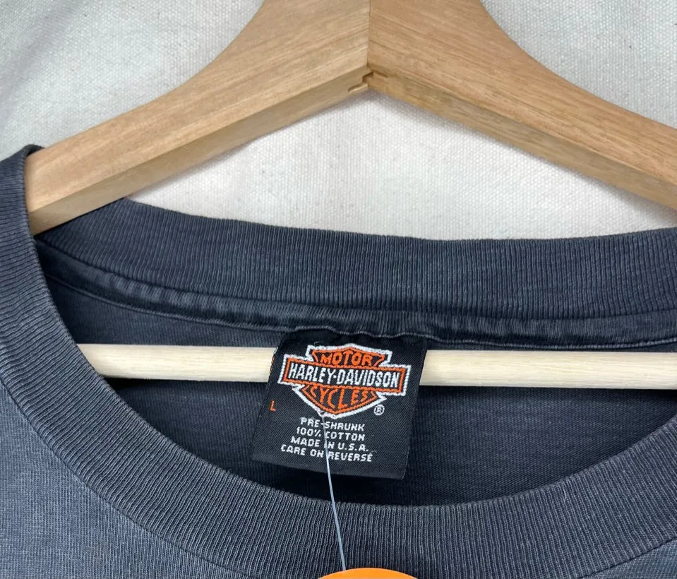Cleveland Ohio Harley-Davidson Thrashed T-Shirt: L