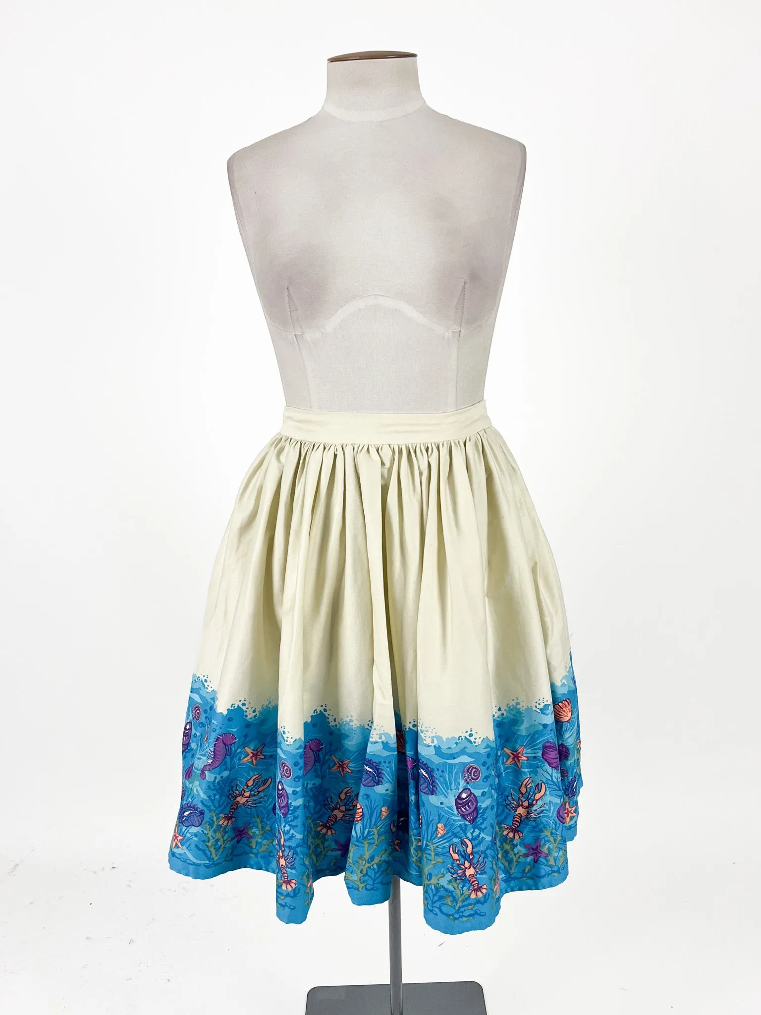 Collectif Vintage London | Multicoloured Casual Skirt | Size 10