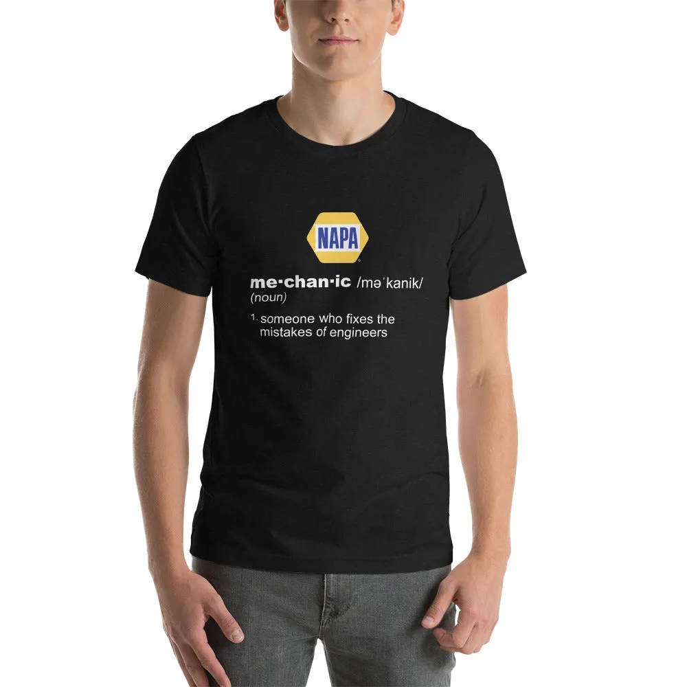 Definition Of A Mechanic Unisex T-shirt