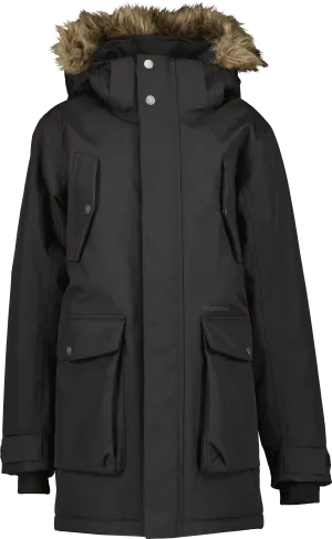 Didriksons Boy&#x27;s Jerke Parka Black | Buy Didriksons Boy&#x27;s Jerke Parka Black here | Outnorth