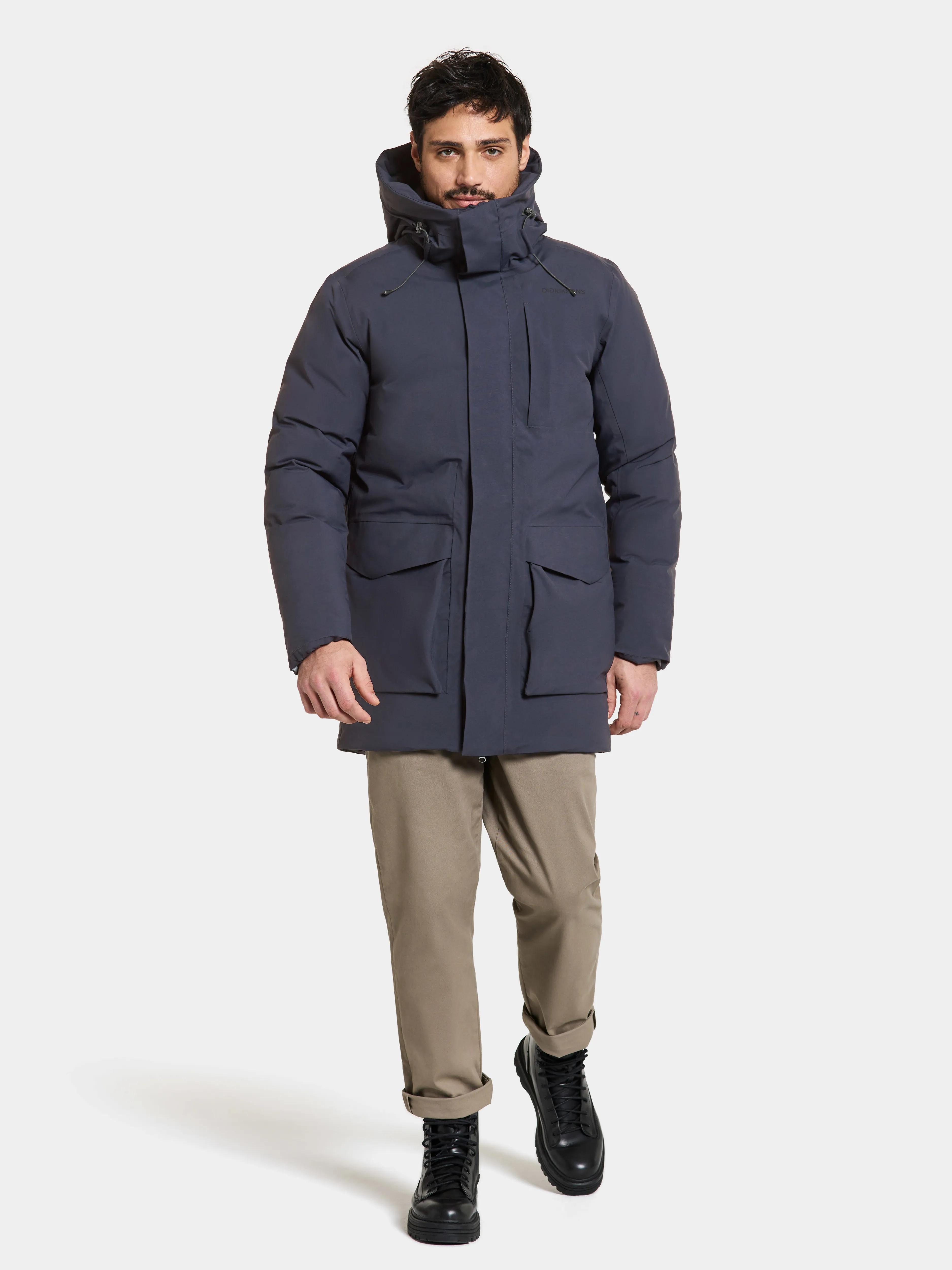Didriksons Men&#x27;s Akilles Parka Dark Night Blue | Buy Didriksons Men&#x27;s Akilles Parka Dark Night Blue here | Outnorth