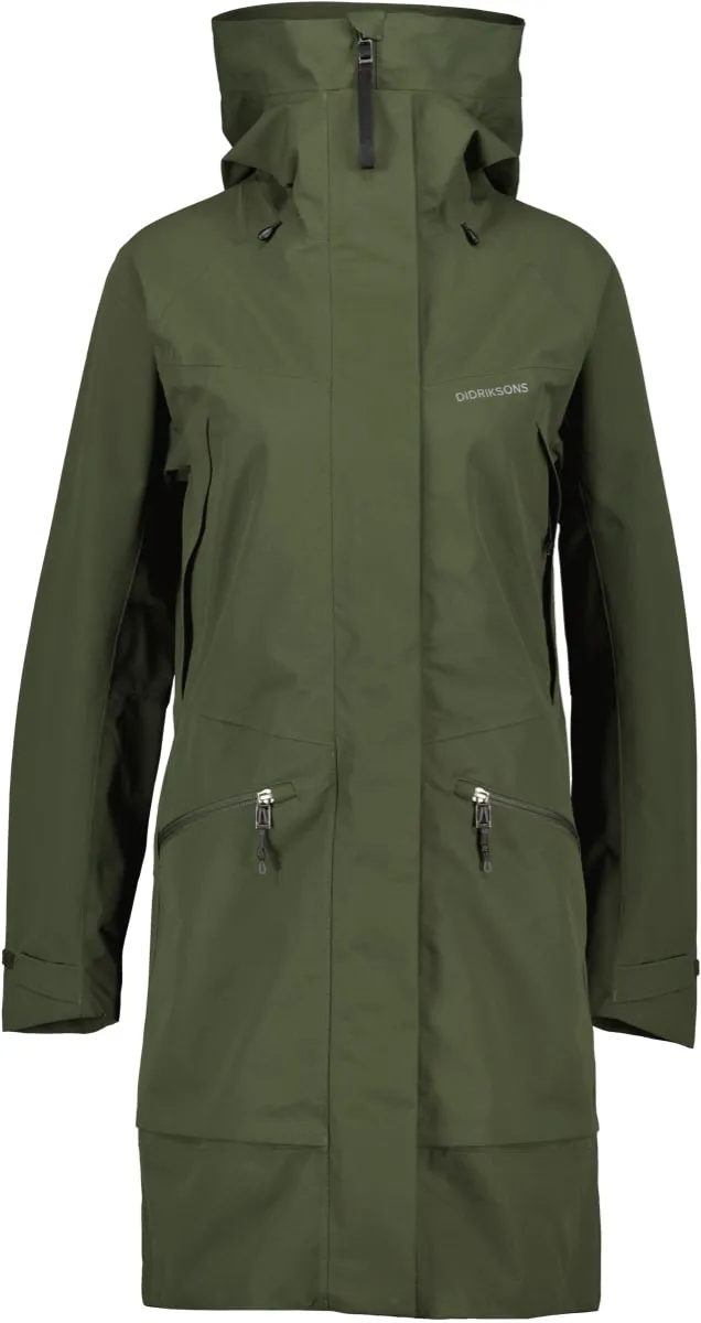 Didriksons Women&#x27;s Ilma Parka 8 Deep Green | Buy Didriksons Women&#x27;s Ilma Parka 8 Deep Green here | Outnorth