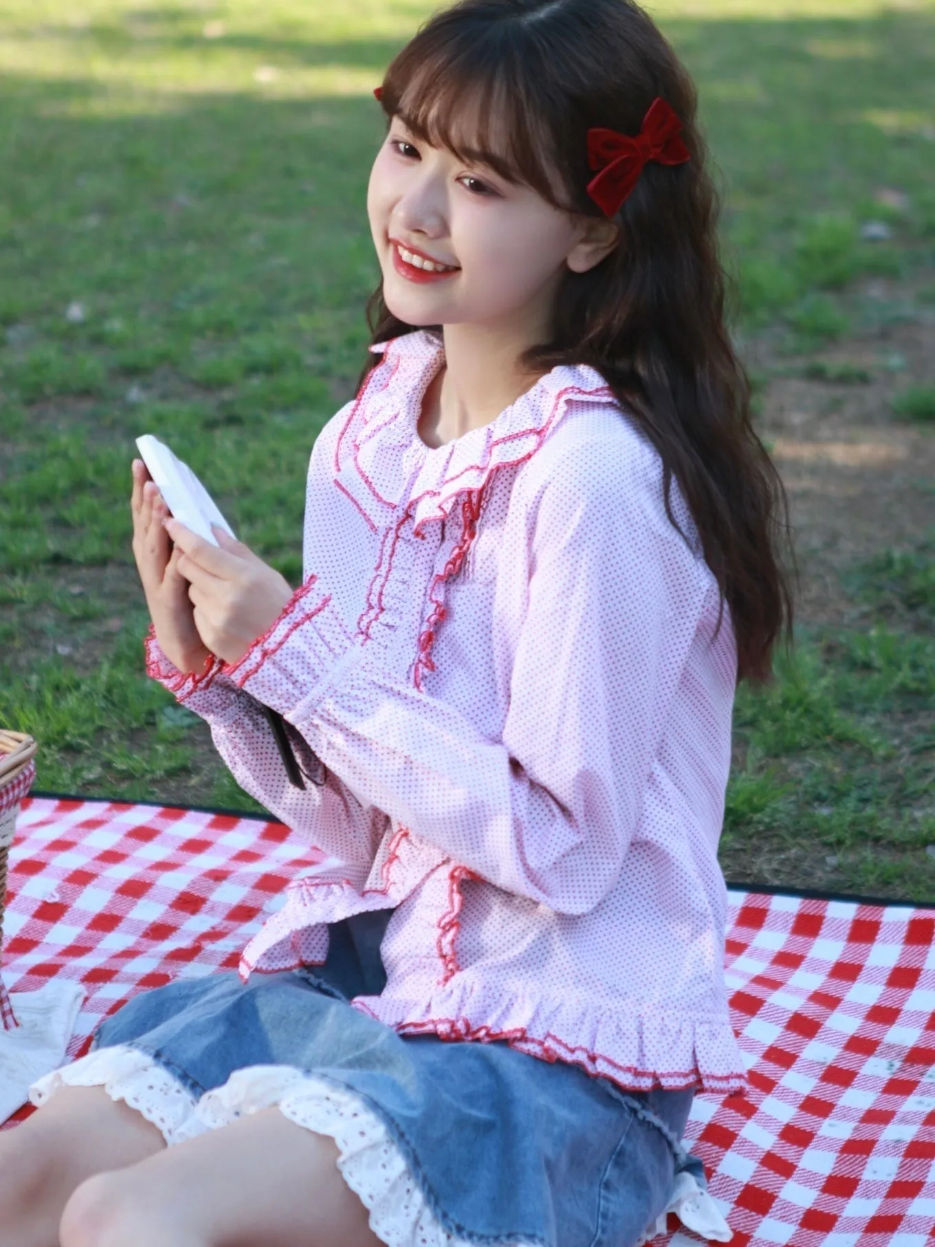 Doll Polka Dot Sweet Shirt