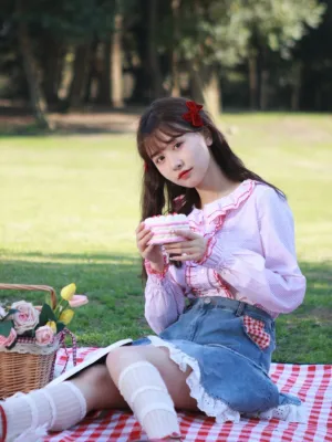 Doll Polka Dot Sweet Shirt