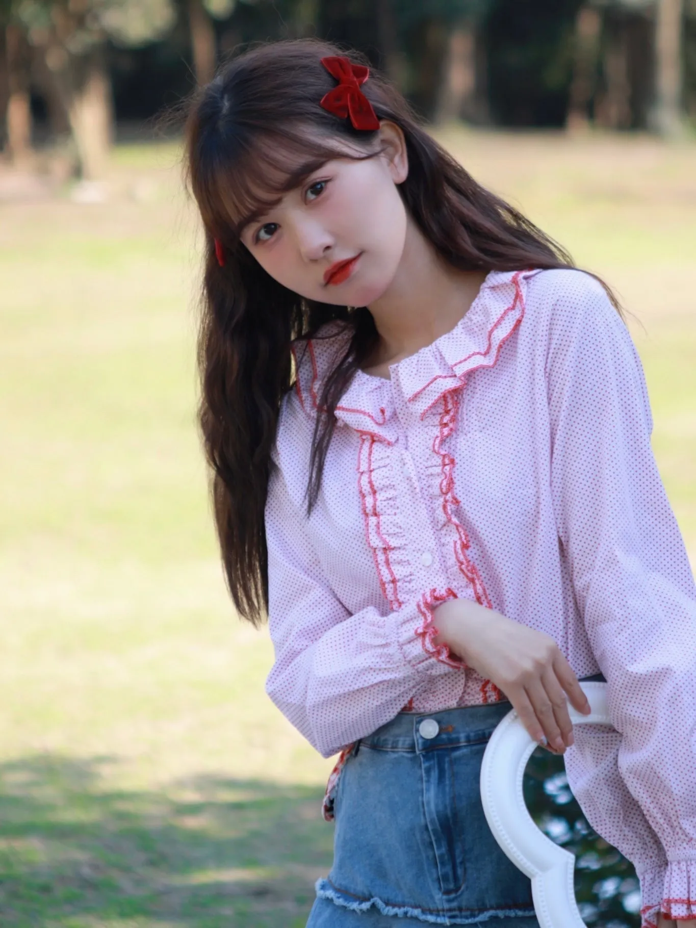 Doll Polka Dot Sweet Shirt