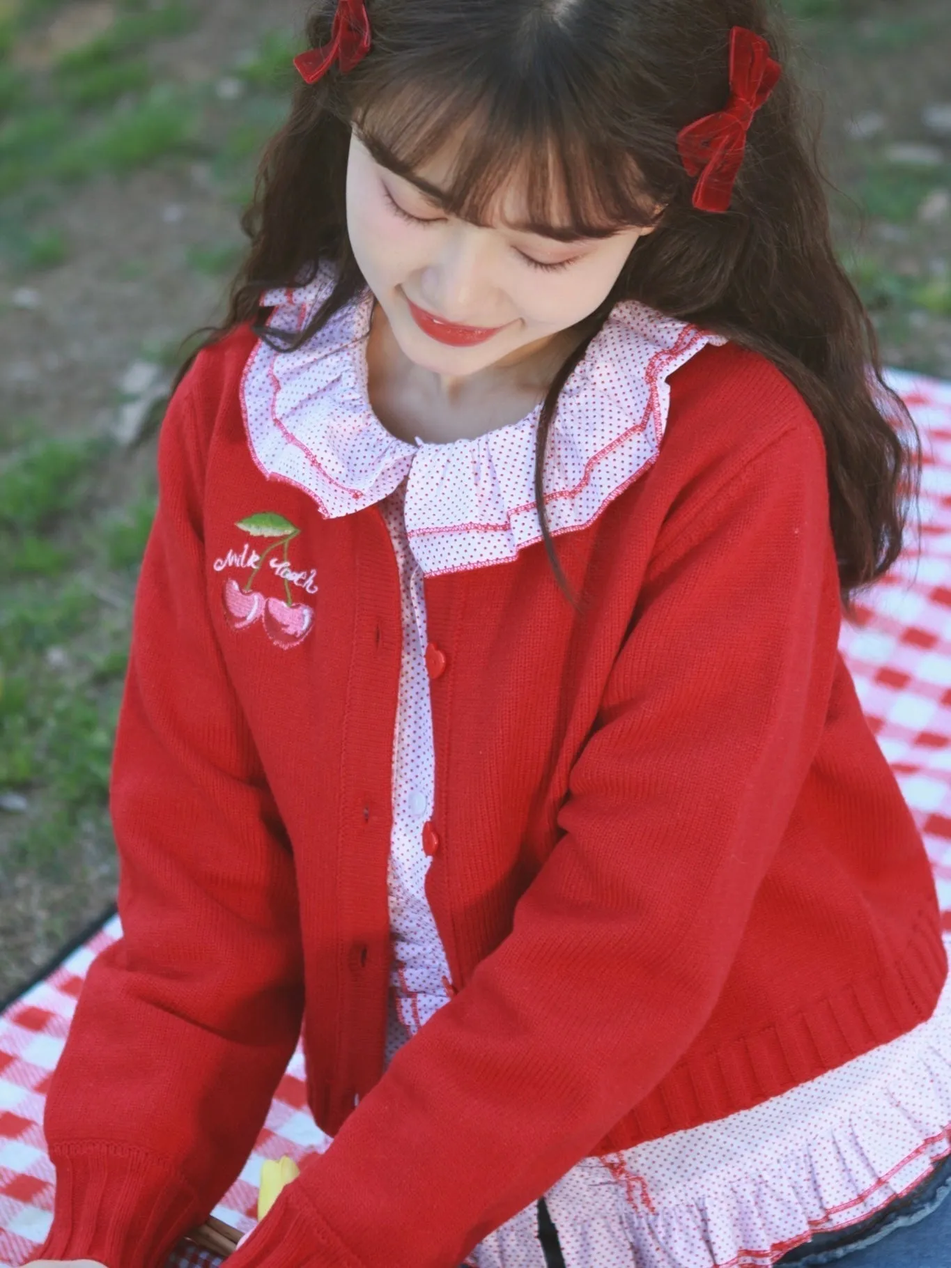 Doll Polka Dot Sweet Shirt