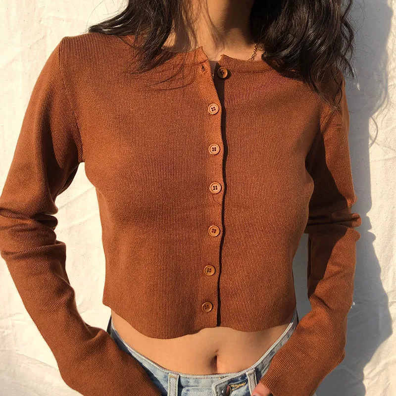 FashionKova - Athena Knit Top // Coffee