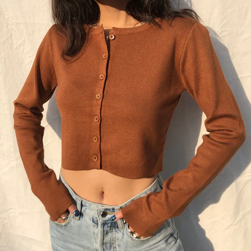 FashionKova - Athena Knit Top // Coffee
