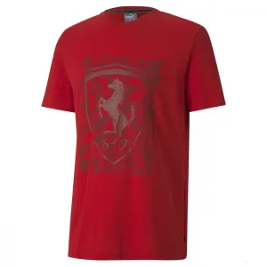 Ferrari T-shirt, Puma Big Shield , Red, 2020
