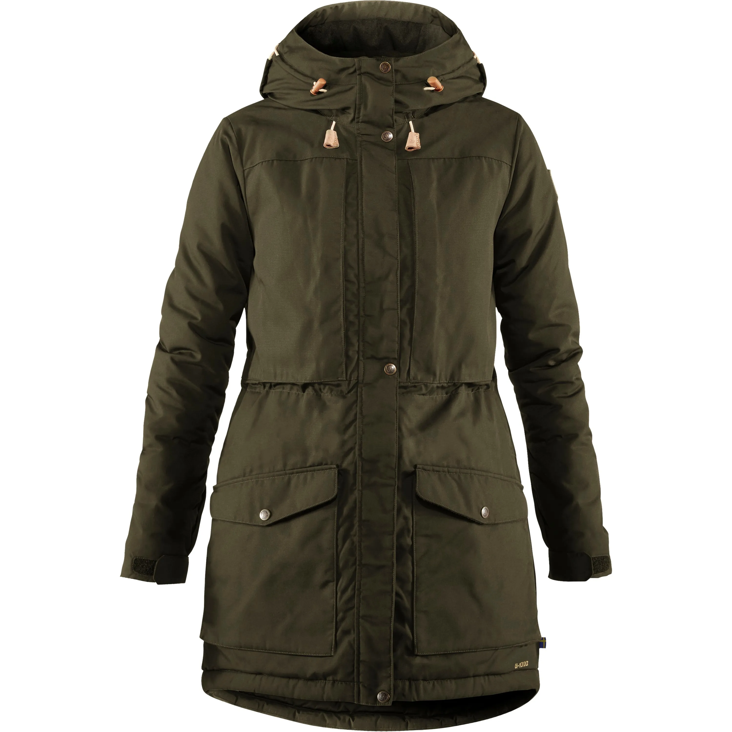 Fjällräven Women&#x27;s Singi Wool Padded Parka Deep Forest | Buy Fjällräven Women&#x27;s Singi Wool Padded Parka Deep Forest here | Outnorth