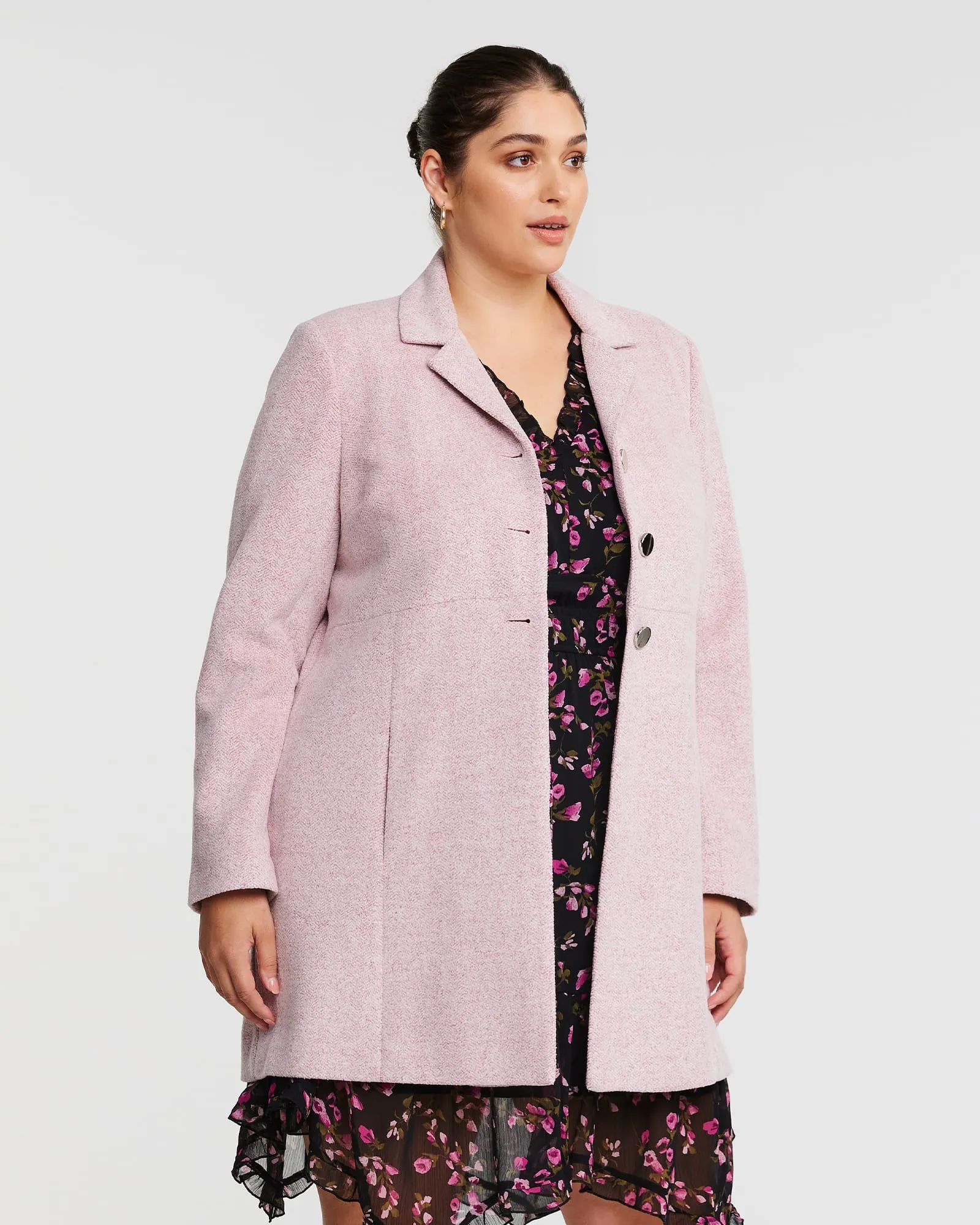FLOATER COAT | DUSTY PINK