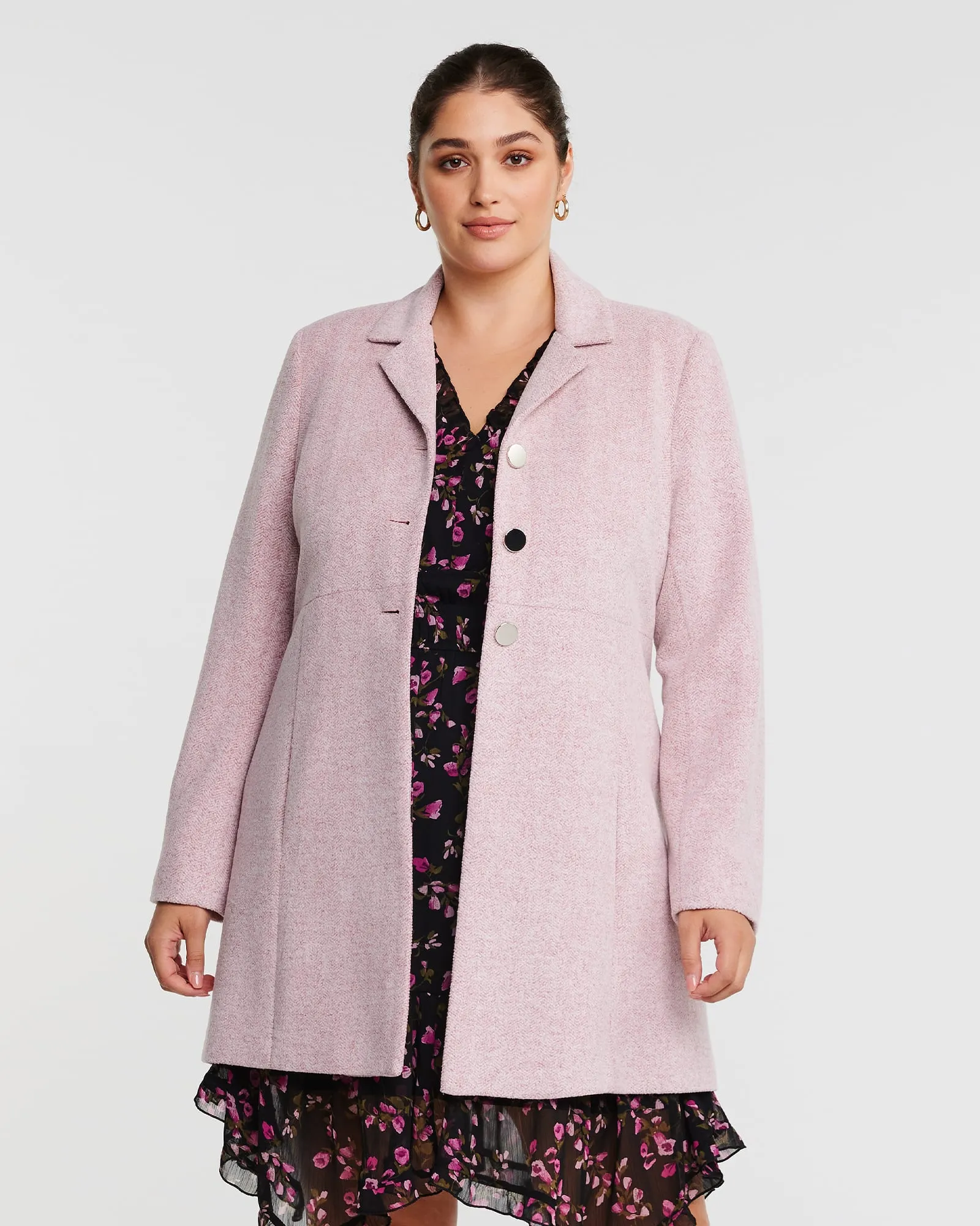 FLOATER COAT | DUSTY PINK