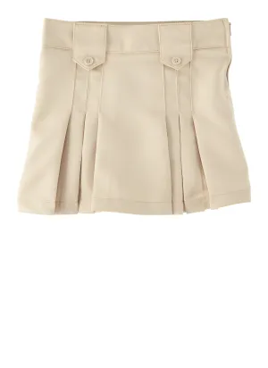 French Toast Girls 4-6x Front Pleated Tab Skirt