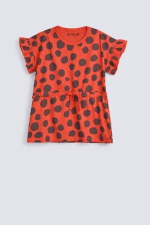 GIRLS POLKA DOT TOP