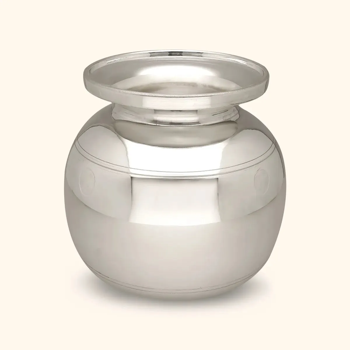 Gleaming Silver Lota