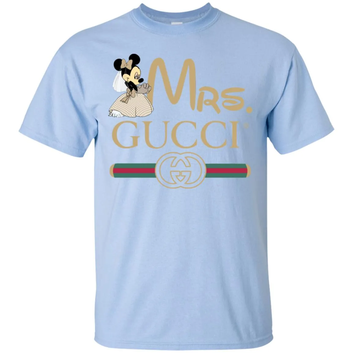 Gucci Couple Disney Minnie Valentine's Day T-shirt Men Cotton T-Shirt
