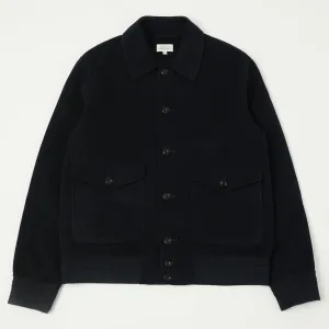 Hartford 'Douglas' Wool Jacket - Navy