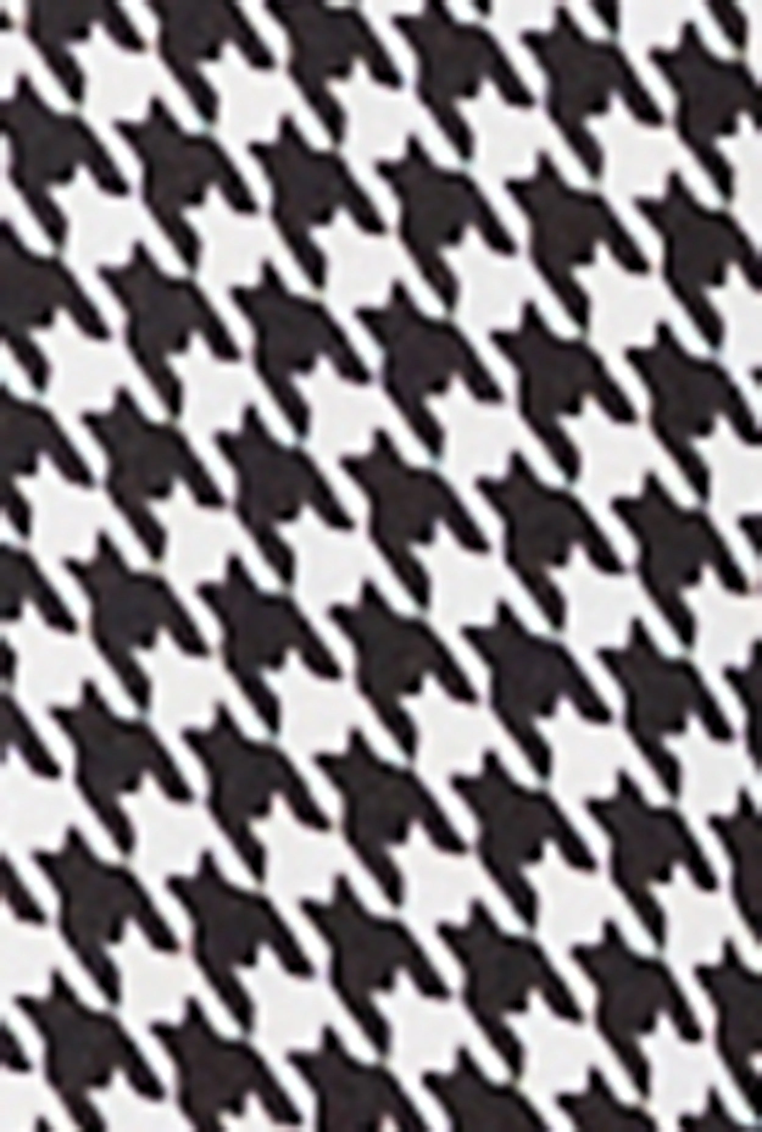 Houndstooth Pleated Mini Skirt