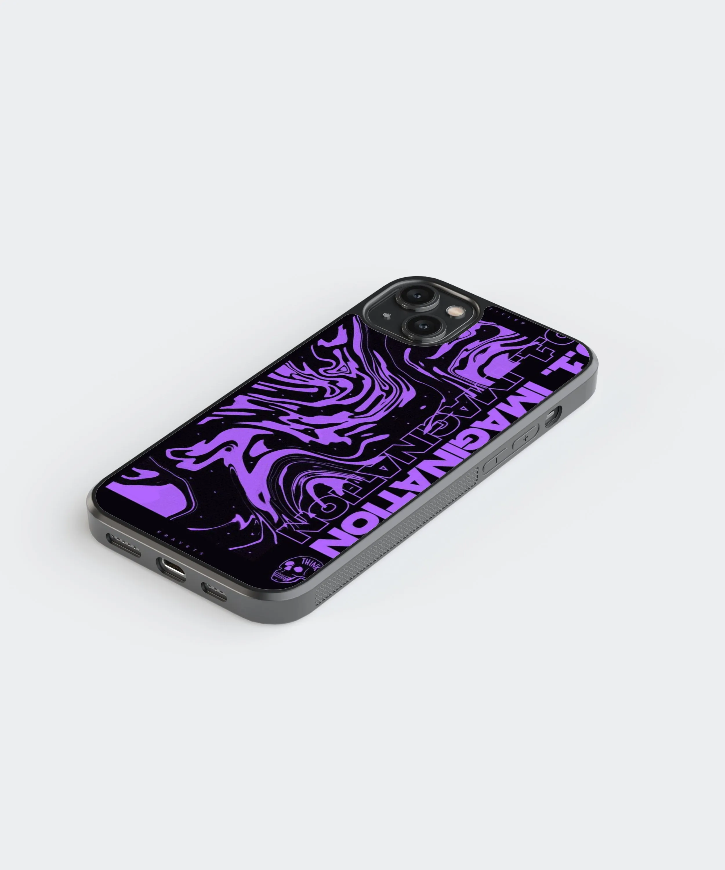 Imagination Abstract Glass Phone Case Cover