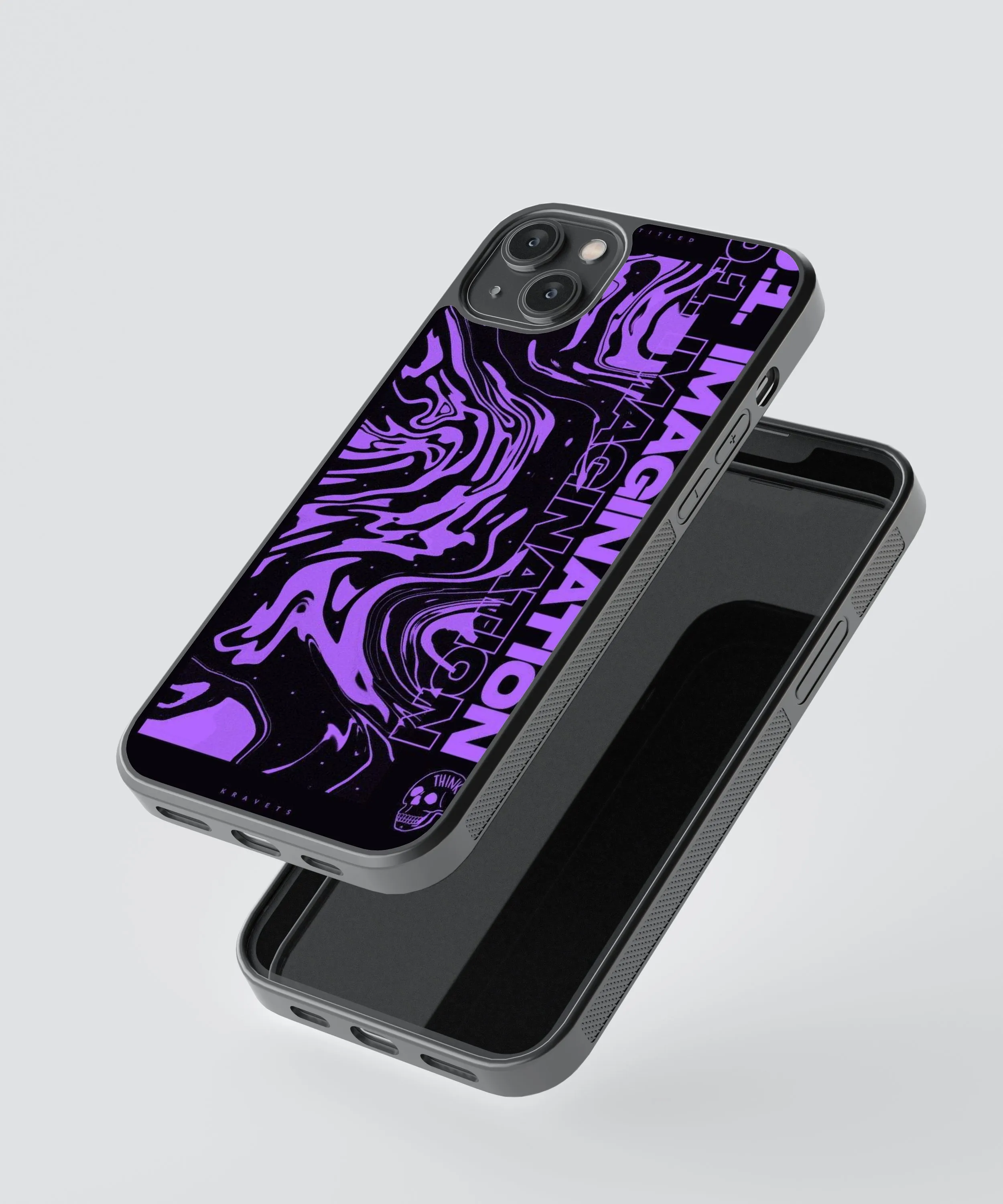Imagination Abstract Glass Phone Case Cover