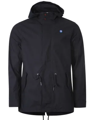 Le Shark Cedric navy Parka Jacket