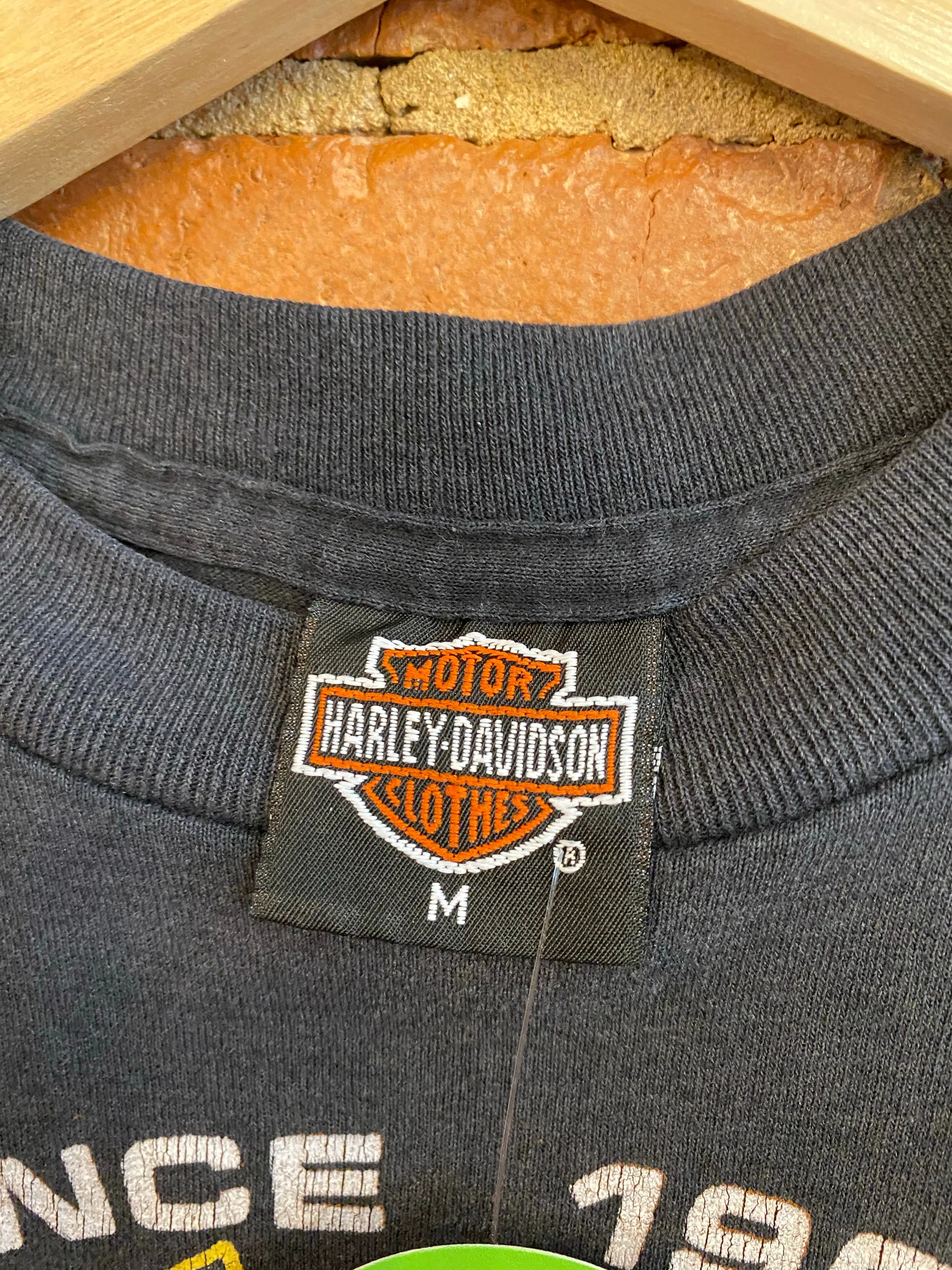 Leader Of The Pack Harley Davidson 3D Emblem 1990 T-shirt: Medium