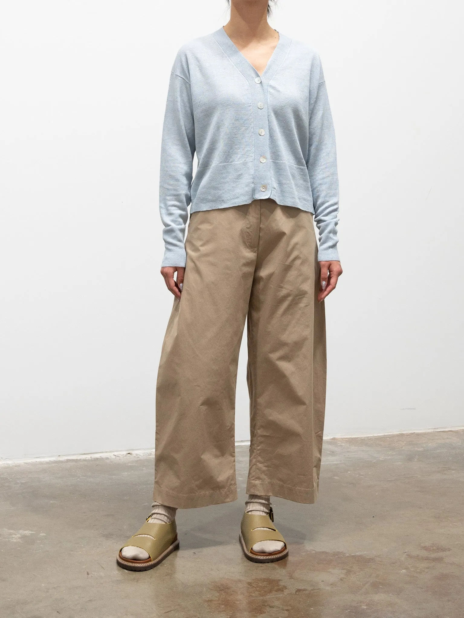 Linen Cardigan - Beige