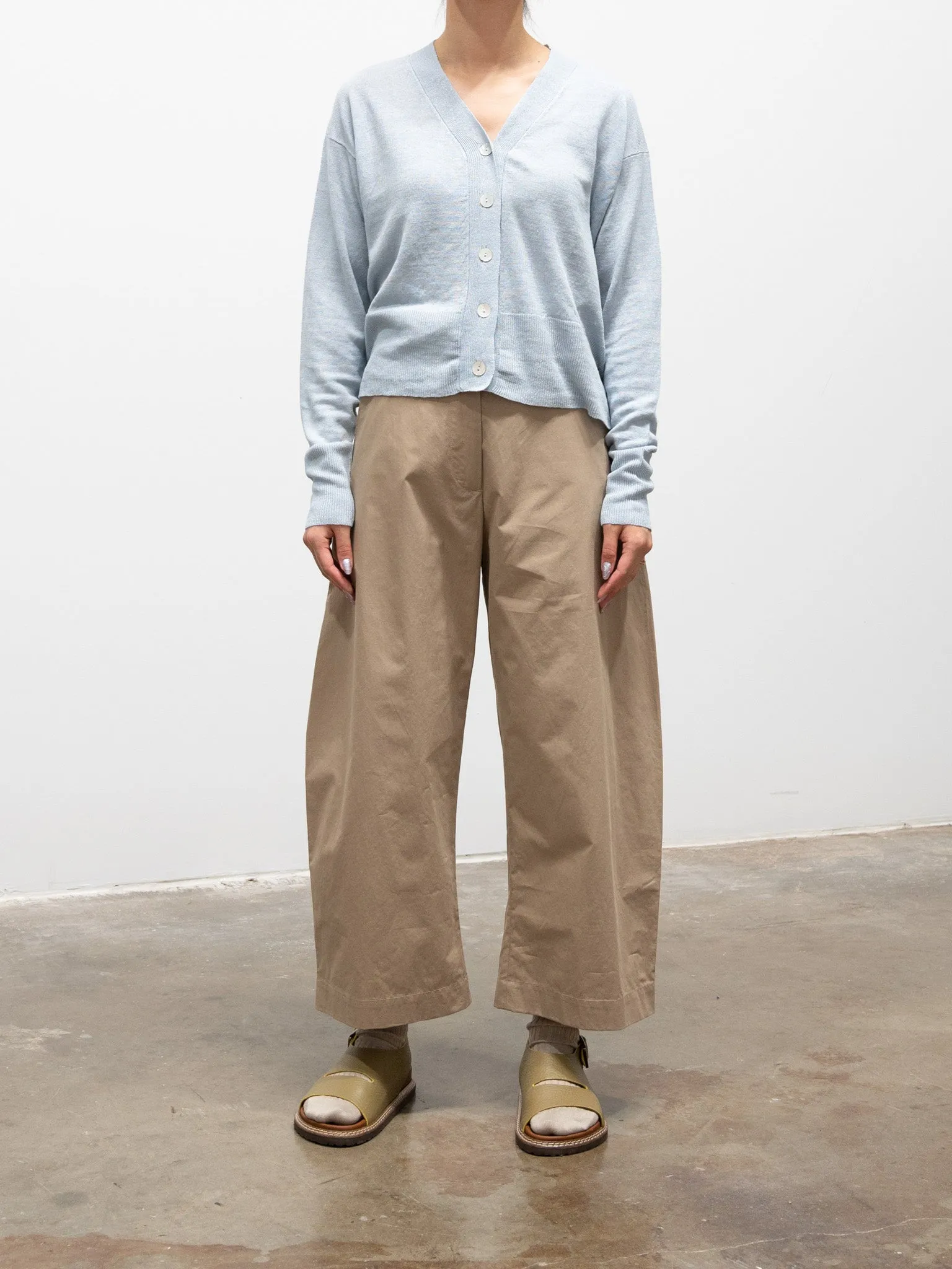 Linen Cardigan - Beige