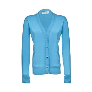Lisa Cardigan in Aqua