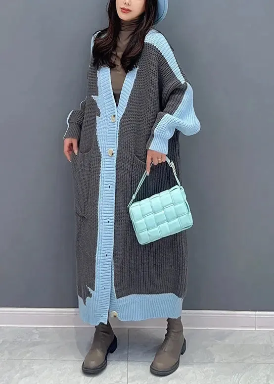 Loose Long Knit Cardigan Fall