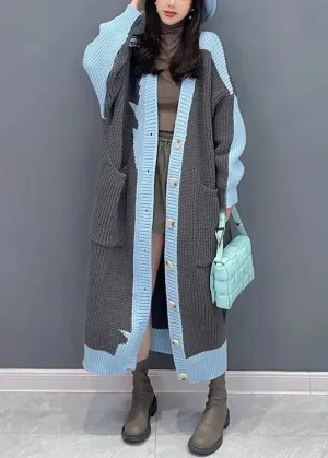 Loose Long Knit Cardigan Fall