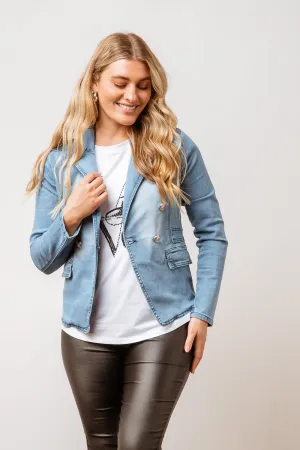 Majella Denim Blazer Jacket