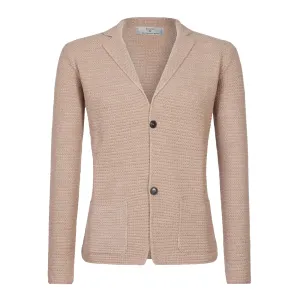 MCKINNON & CO X FERRANTE Buttoned Wool Cardigan BEIGE