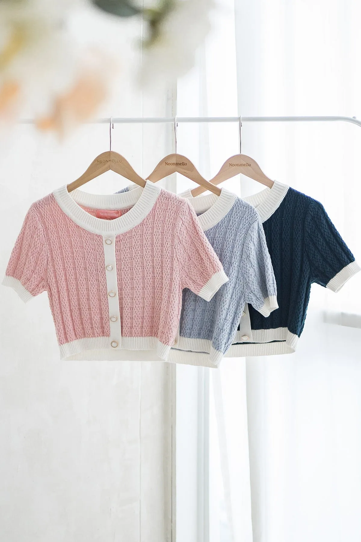 MEA SLEEVED KNIT TOP IN DARK GREEN