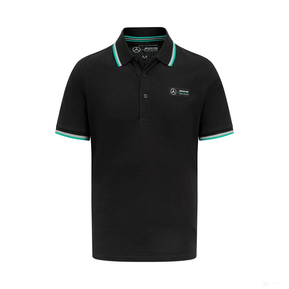 Mercedes Mens Classic Polo, Black
